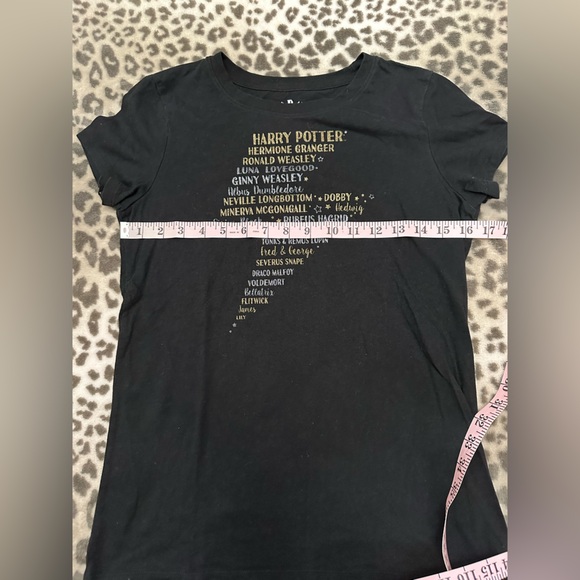 Harry Potter Character Names Graphic T-shirt in Black Size XL 14/16 Girls Youth - Picture 12 of 16